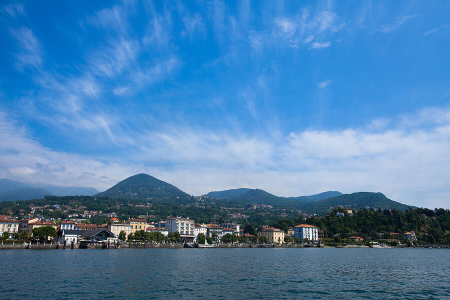 Lake Maggiore panorama as seen from water Photograph by Oleksandr_katrusha