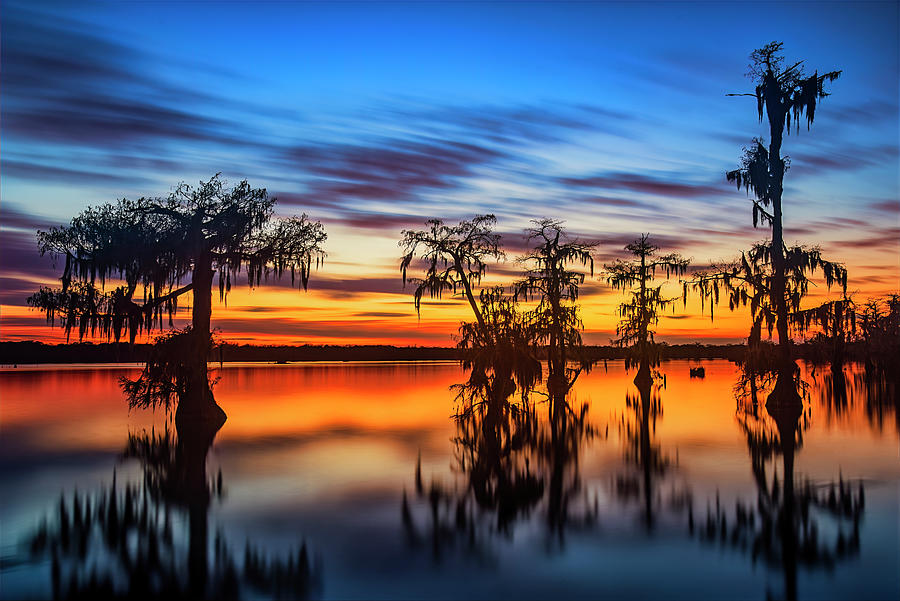 Lake Martin Sunset Photograph by Andy Crawford