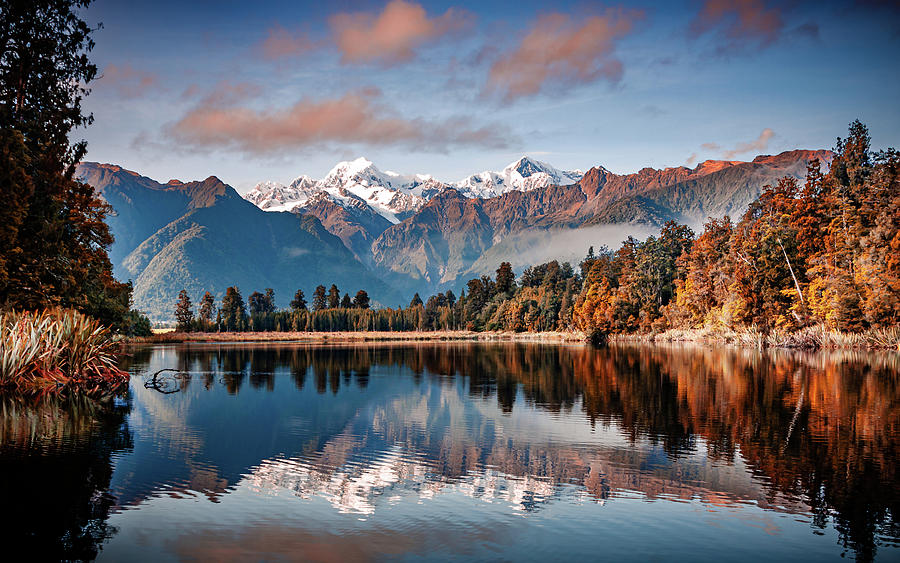 Lake Matheson New Zealand Photograph