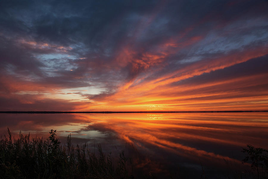 Lake Mattamuskeet Sunset #2 Photograph by Bryan Rierson