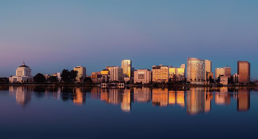 Lake Merritt Townscape Photograph By Hennything Visual - Pixels