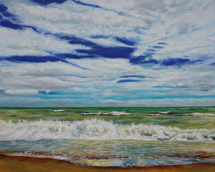 Rainbow Painting - Lake Michigan Prism #3 by Morgan Adams Rainbow Painting - Lake Michigan Prism #3 by Morgan Adams