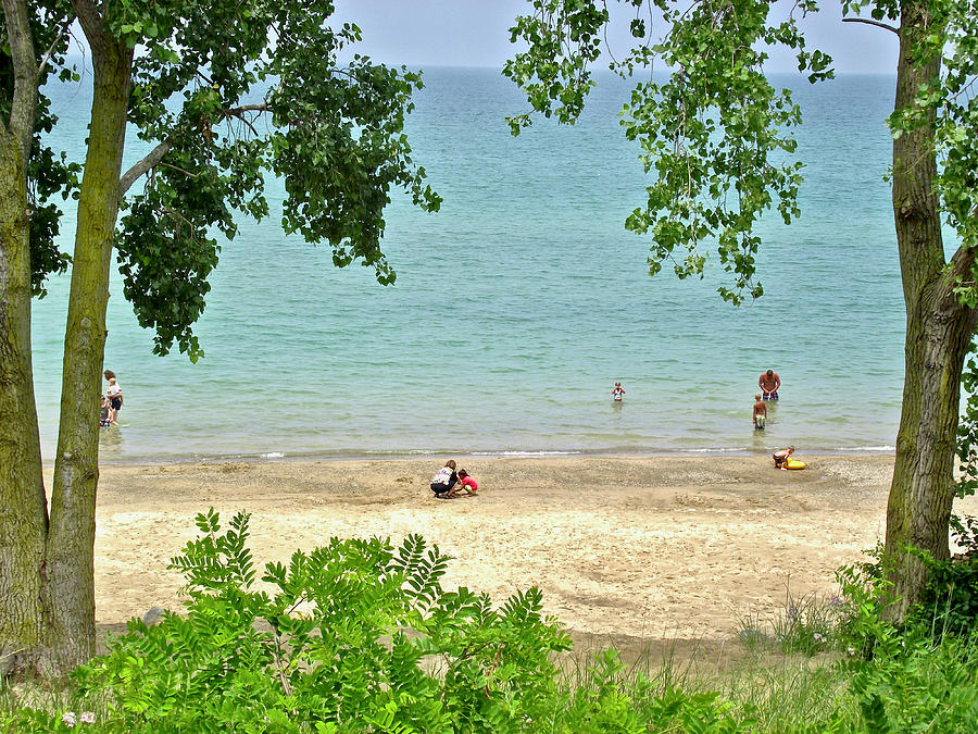 Lake Michigan shore, Indiana Dunes National Lakeshore, Indiana. Photograph by Ruth Hager