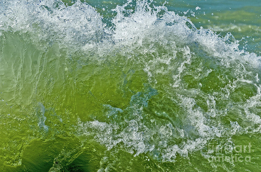 Lake Michigan Splash Photograph by Sue Smith