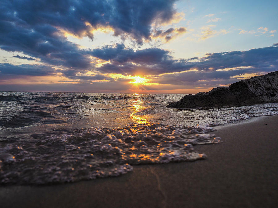 Lake Michigan Sunset Photograph by Lexi Fogle | Fine Art America