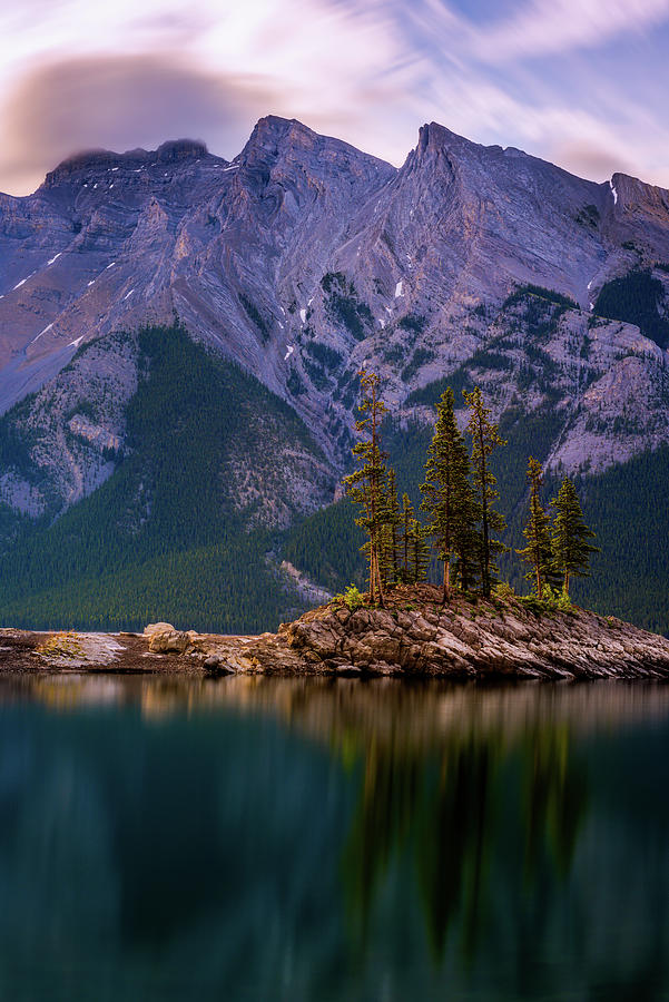 Lake Minnewanka, Banff National Park, Alberta Canada Photograph by Yves Gagnon