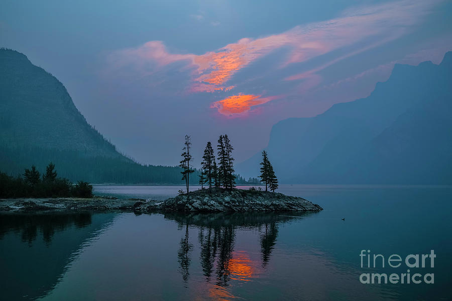 Lake Minnewanka, Banff National Park, Alberta Photograph by Michael Wheatley