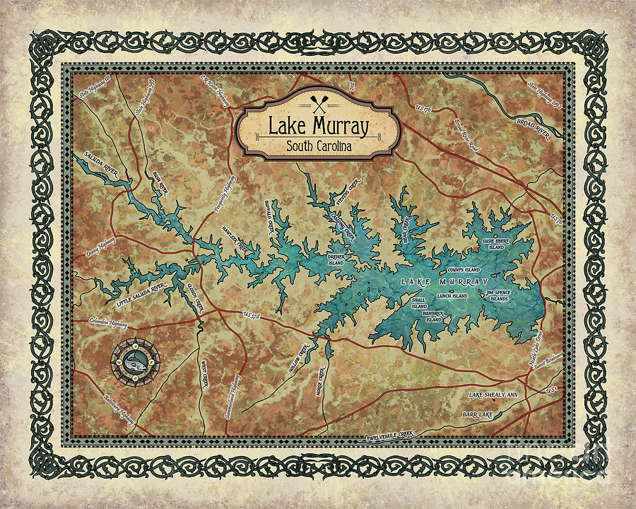 lake Murray Painting by Lisa Middleton