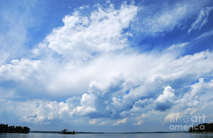 Lake Murray Skyscape Photograph by Skip Willits