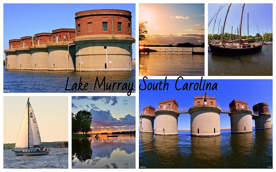 Lake Murray South Carolina Collage Photograph by Lisa Wooten