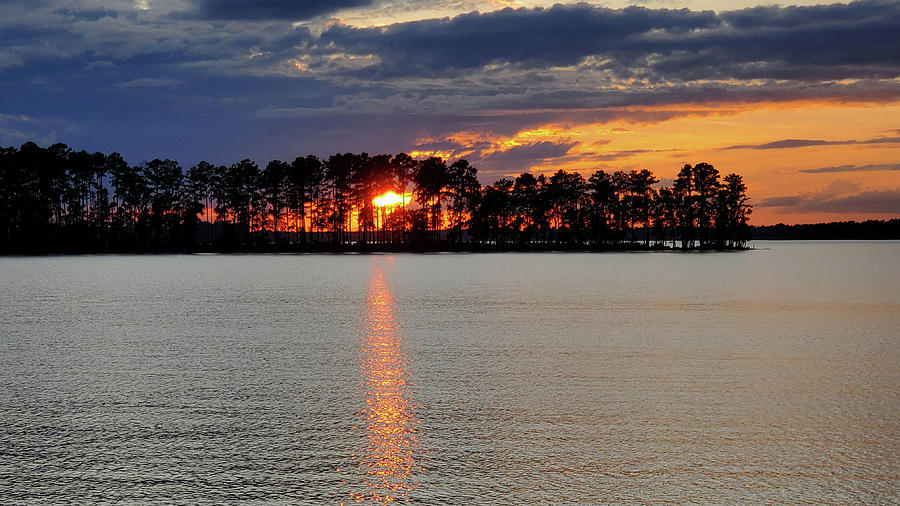 Lake Murray Sunset Photograph by Brian Hare