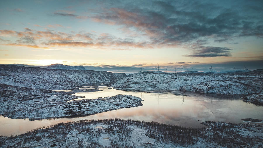 Lake nedre Jernvatnet in Nordland Photograph by Vaclav Sonnek