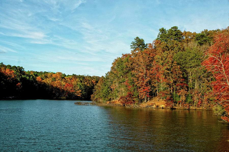 Lake Norman  In The Fall Photograph
