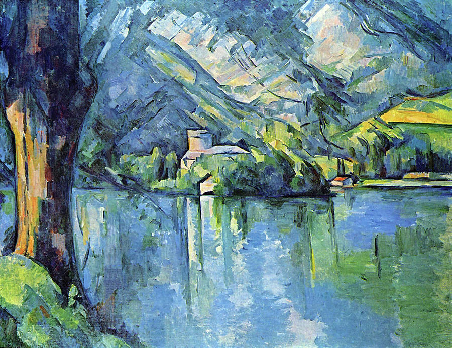 Paul Cezanne Digital Art - Lake of Annecy by Long Shot