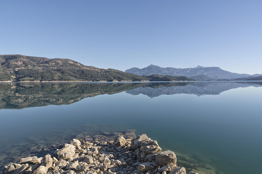 Lake of Kremasta Photograph by Spiros Gioldasis