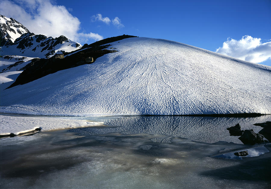 Lake of Suretta (Ober Surettasee) Photograph by Miloniro