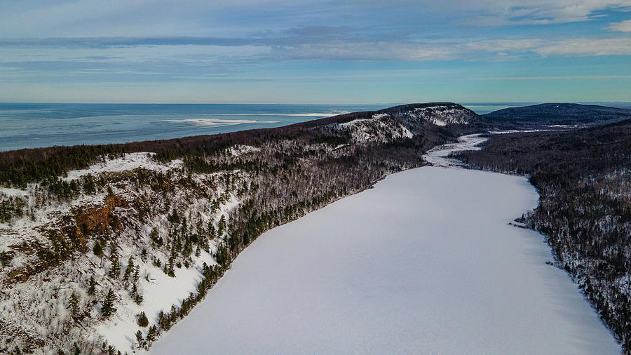 Lake of the Clouds in Michigan. Photograph by Eldon McGraw