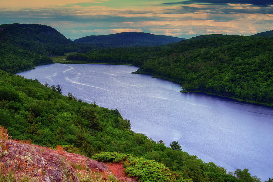 Lake of the Clouds Summer clouds Photograph by Nathan Wasylewski