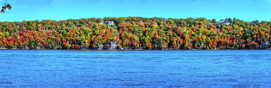 Lake of the Ozarks Fall Panorama Photograph by Lynn Bauer
