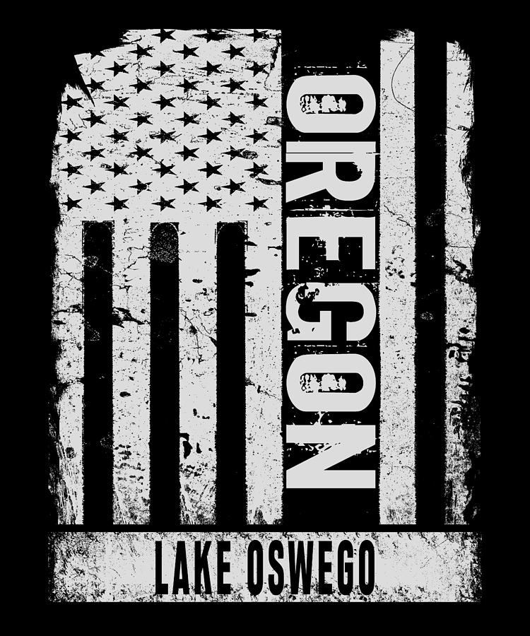 Lake Oswego Oregon Digital Art by Pop Artist