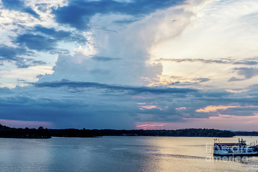 Lake Ouachita Stormy Sunset Photograph by Jennifer White