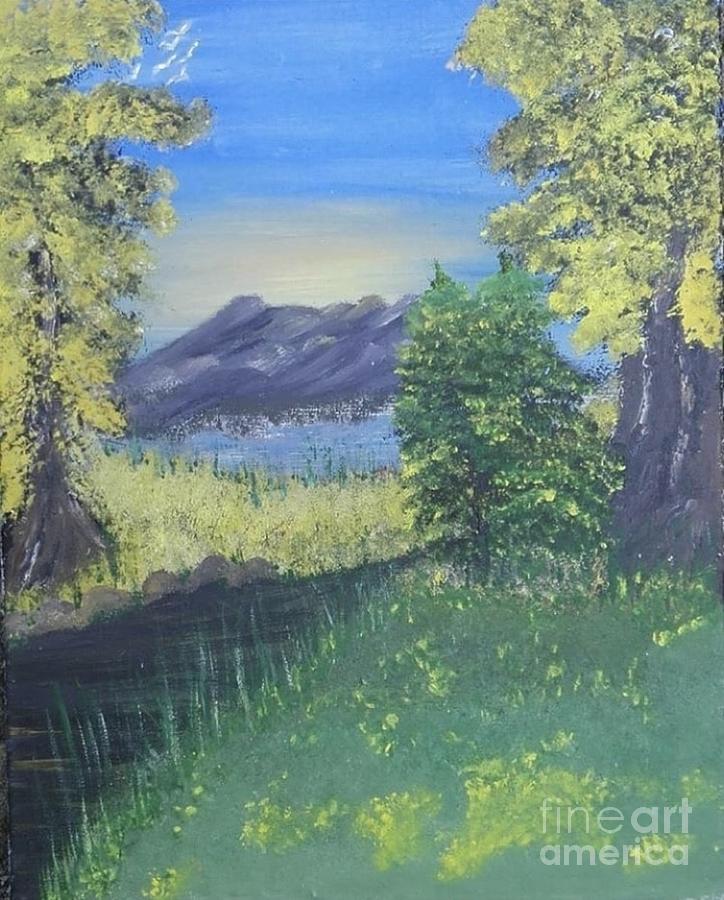 Lake Placid Painting by Denise Morgan