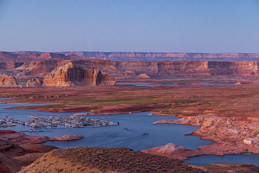 Lake Powell at Dusk  G0A7253 Photograph by Stephen Parker