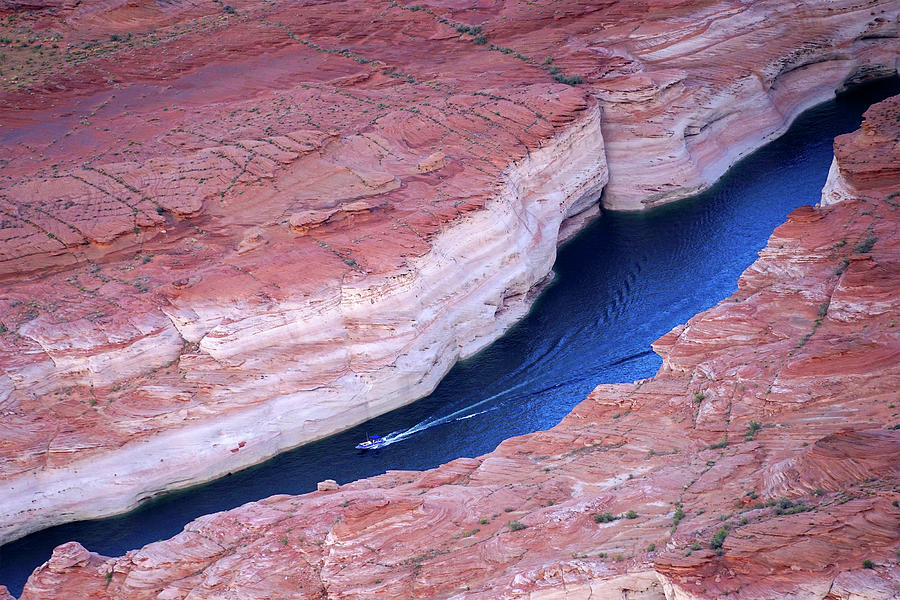 Lake Powell from the Air Photograph by Rick Wilking