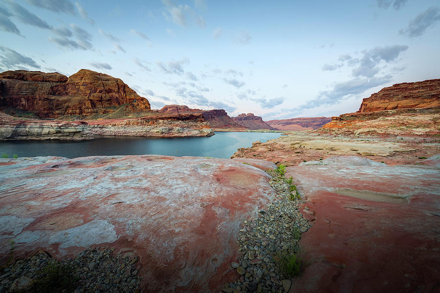Lake Powell Sunrise Photograph by Laura Hedien