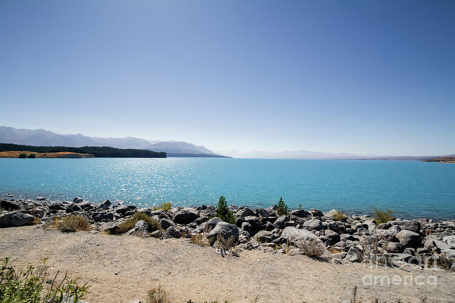 Lake Pukaki, Nr. Twizel, New Zealand Photograph by Elaine Teague