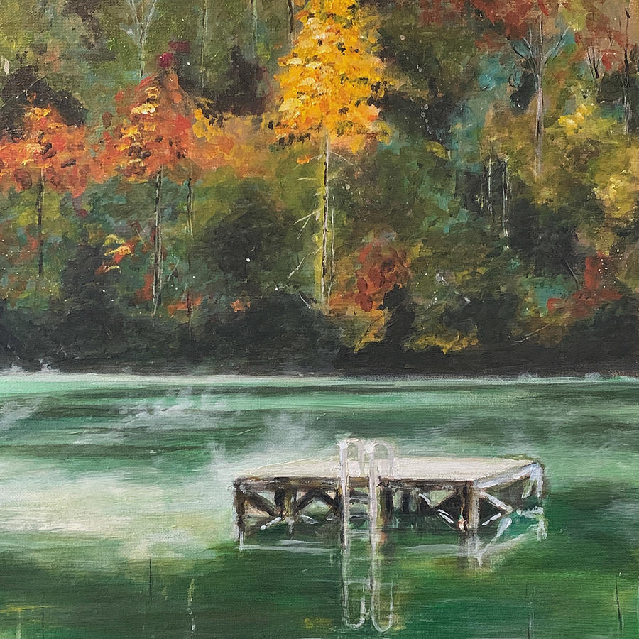 Lake Rabun Painting by Lynn Shaffer