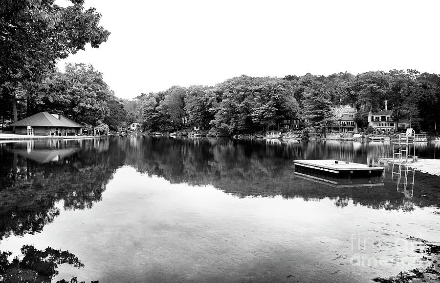 Lake Reflections at Erskine Photograph by John Rizzuto