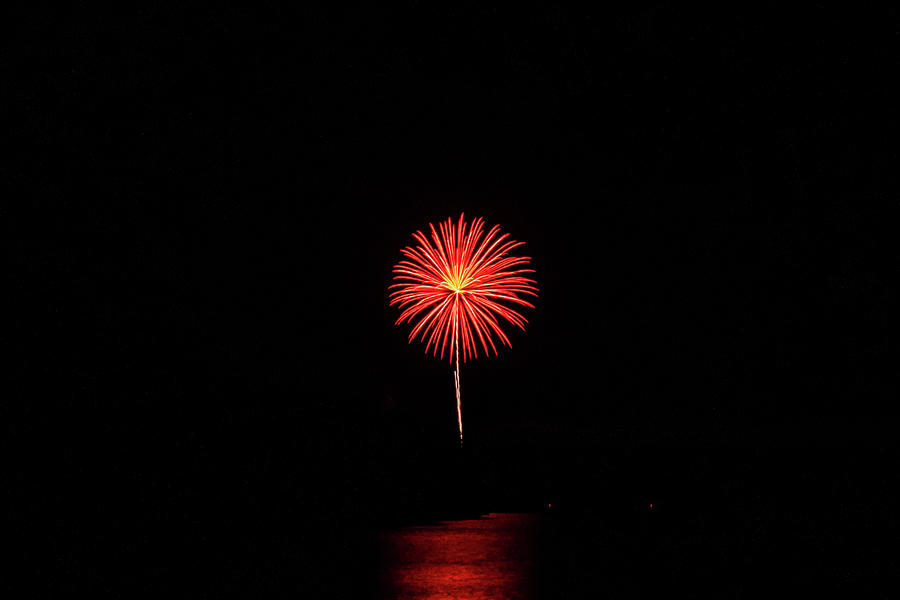 Lake Sara Fireworks Photograph by Joe Ingram Fine Art America