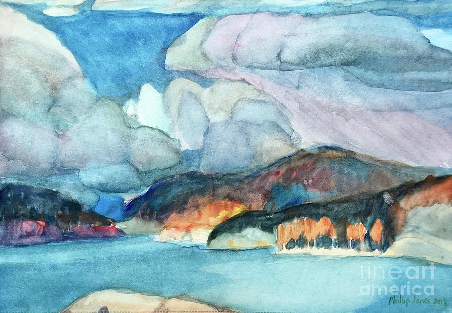 Lake Scenic  Painting by Phillip Jones
