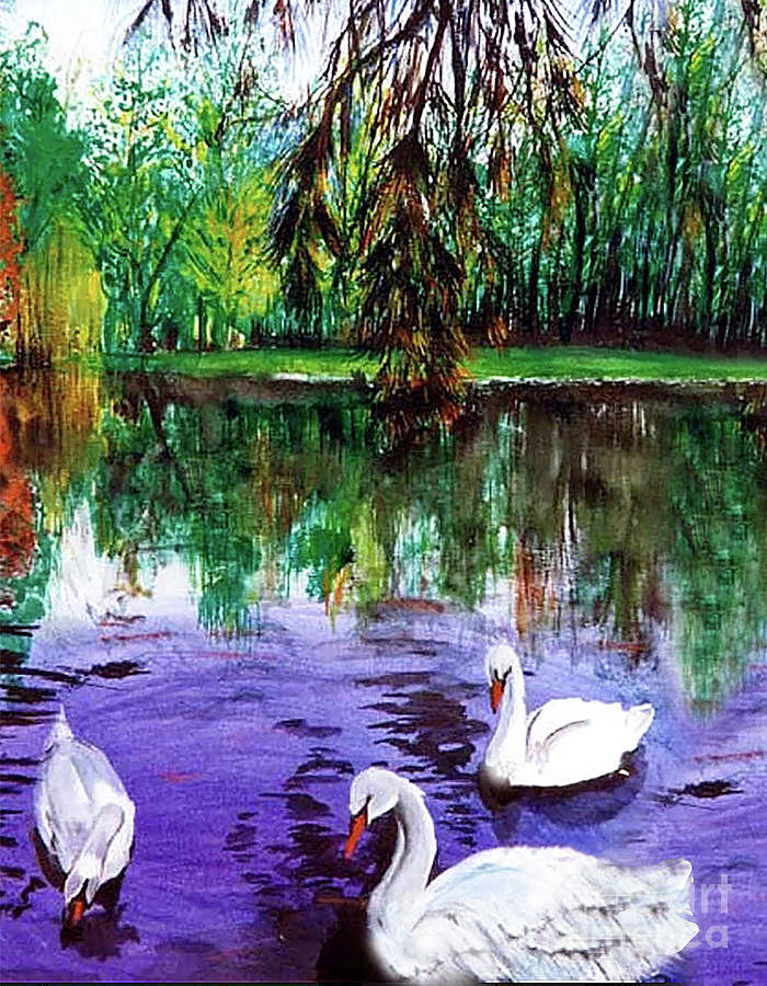 Lake Serenity Painting by Dipali Shah