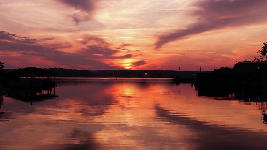 Lake Sinclair Mystery Sunrise Photograph by Ed Williams
