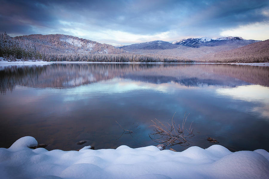 Lake Siskiyou in Winter Photograph by Ryan Workman Photography