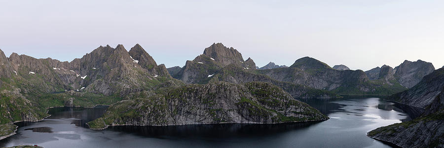 Lake Solbjornvatnet Moskenesoya Lofoten Islands Photograph by Sonny Ryse