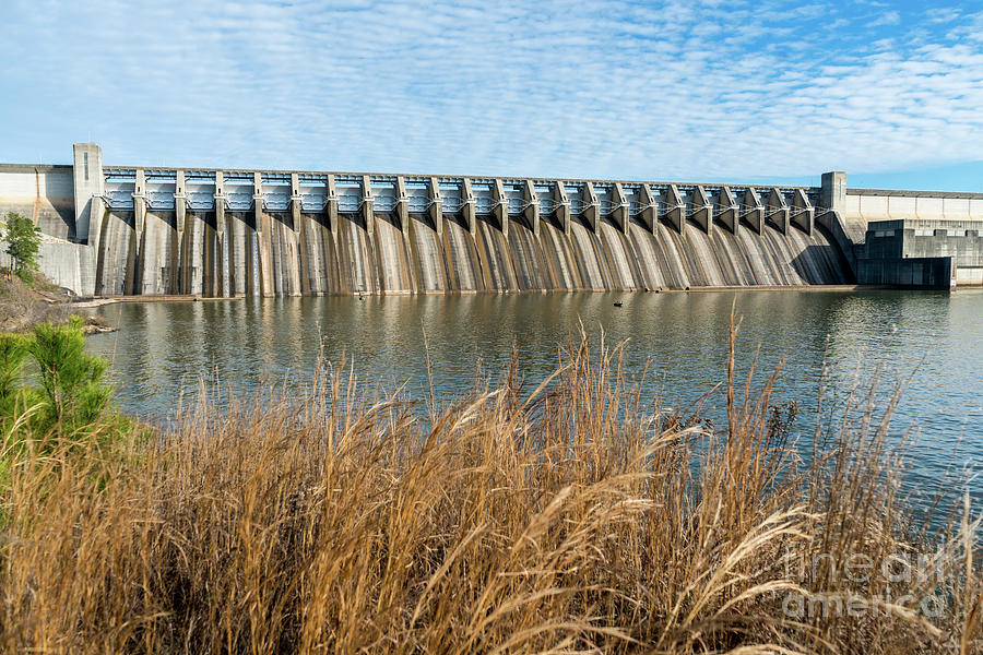 Lake Strom Thurmond Dam - Augusta GA Photograph by Sanjeev Singhal