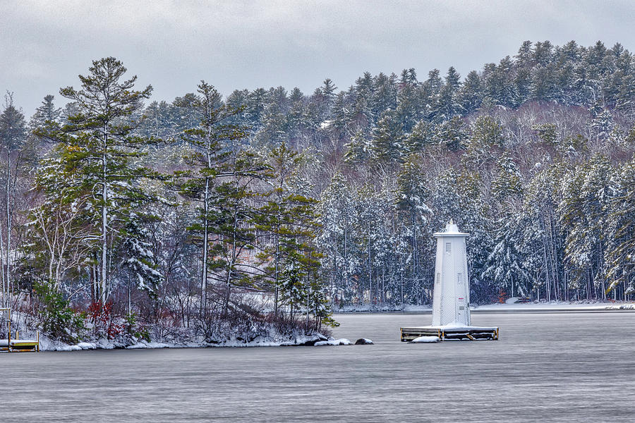Lake Sunapee Herrick Cove Lighthouse Photograph by Juergen Roth
