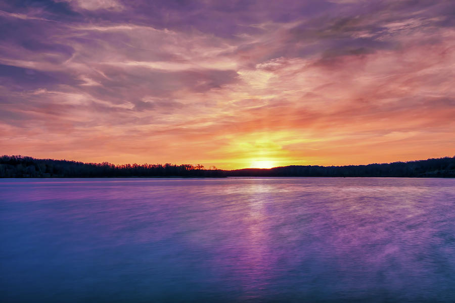 Lake Sunrise Photograph by Allin Sorenson