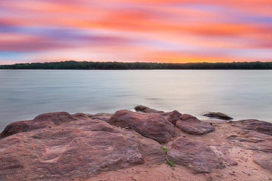 Lake Sunset 42 Photograph by Ricky Barnard