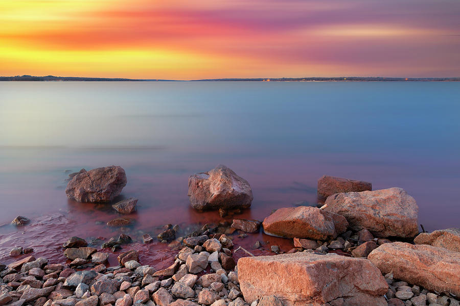 Lake Sunset 48 Photograph by Ricky Barnard