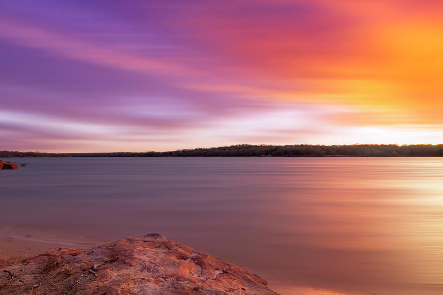 Lake Sunset 49 Photograph by Ricky Barnard