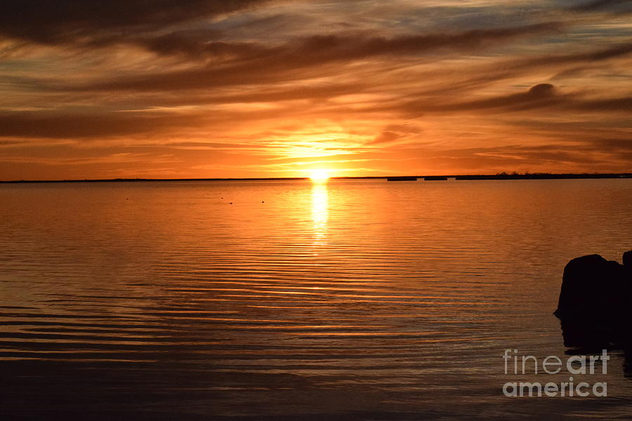 Lake Sunset Photograph by Anita Streich