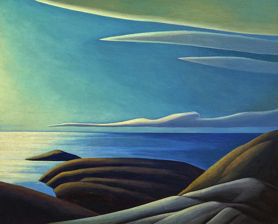 Abstract Painting - Lake Superior, 1923-1924 by Lawren Harris