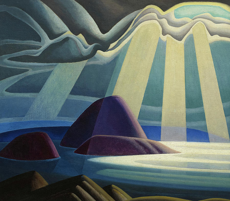 Abstract Painting - Lake Superior, 1923 by Lawren Harris