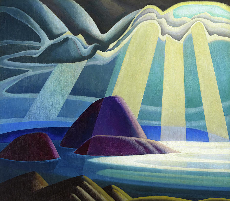 Abstract Painting - Lake Superior, 1923 by Lawren Stewart Harris