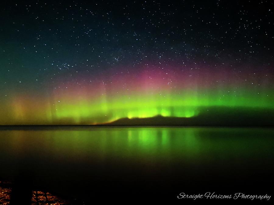 Lake Superior Aurora Photograph by Straight Horizons Photography - Fine ...