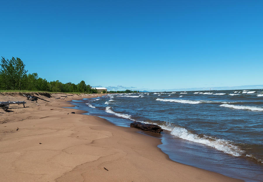 Lake Superior Beach in July Photograph by Sandra Js